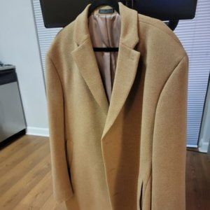 Calvin Klein Men's Prosper Wool-Blend X-Fit Overcoat